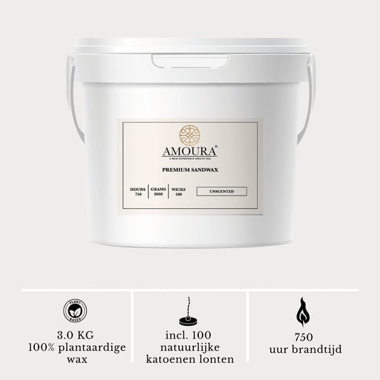 Premium Sandwax 3.0 kg Bucket Incl. 100 Lonten